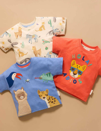 Purebaby - Hola Relaxed Tee Short Sleeve T-Shirt Purebaby 