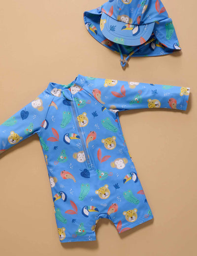 Purebaby - Legionnaires Swim Hat | Jungle Faces Swim Hats Purebaby 