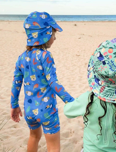 Purebaby - Legionnaires Swim Hat | Jungle Faces Swim Hats Purebaby 