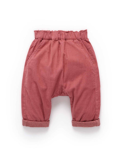 Purebaby - Lined Corduroy Pants | Toadstool