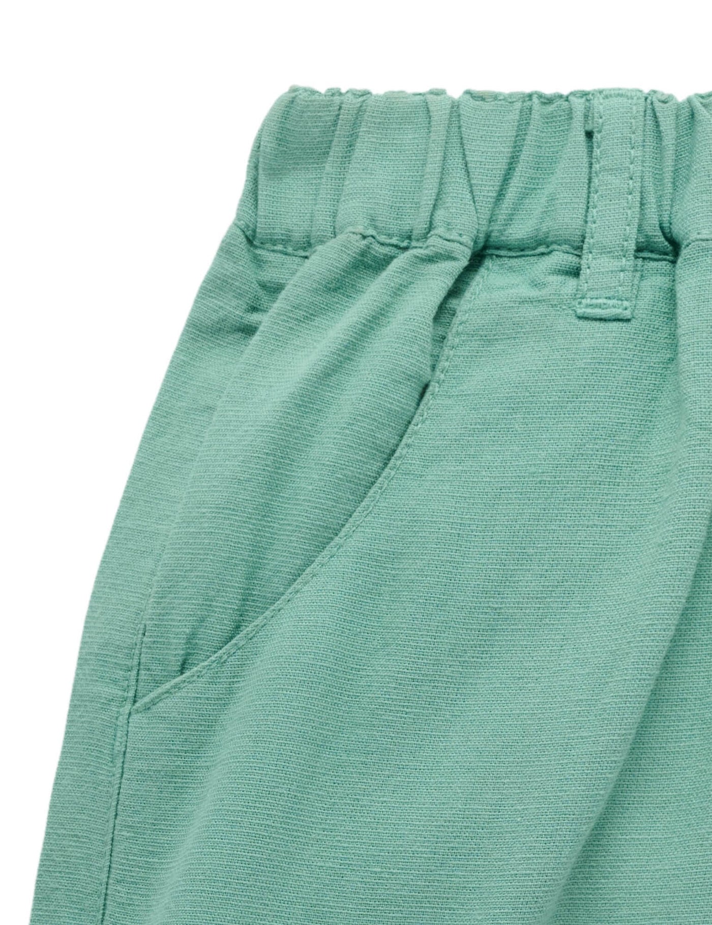Purebaby - Linen Blend Short | Iguana Shorts Purebaby 