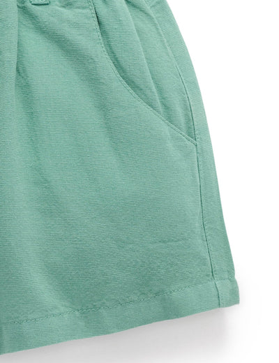 Purebaby - Linen Blend Short | Iguana Shorts Purebaby 
