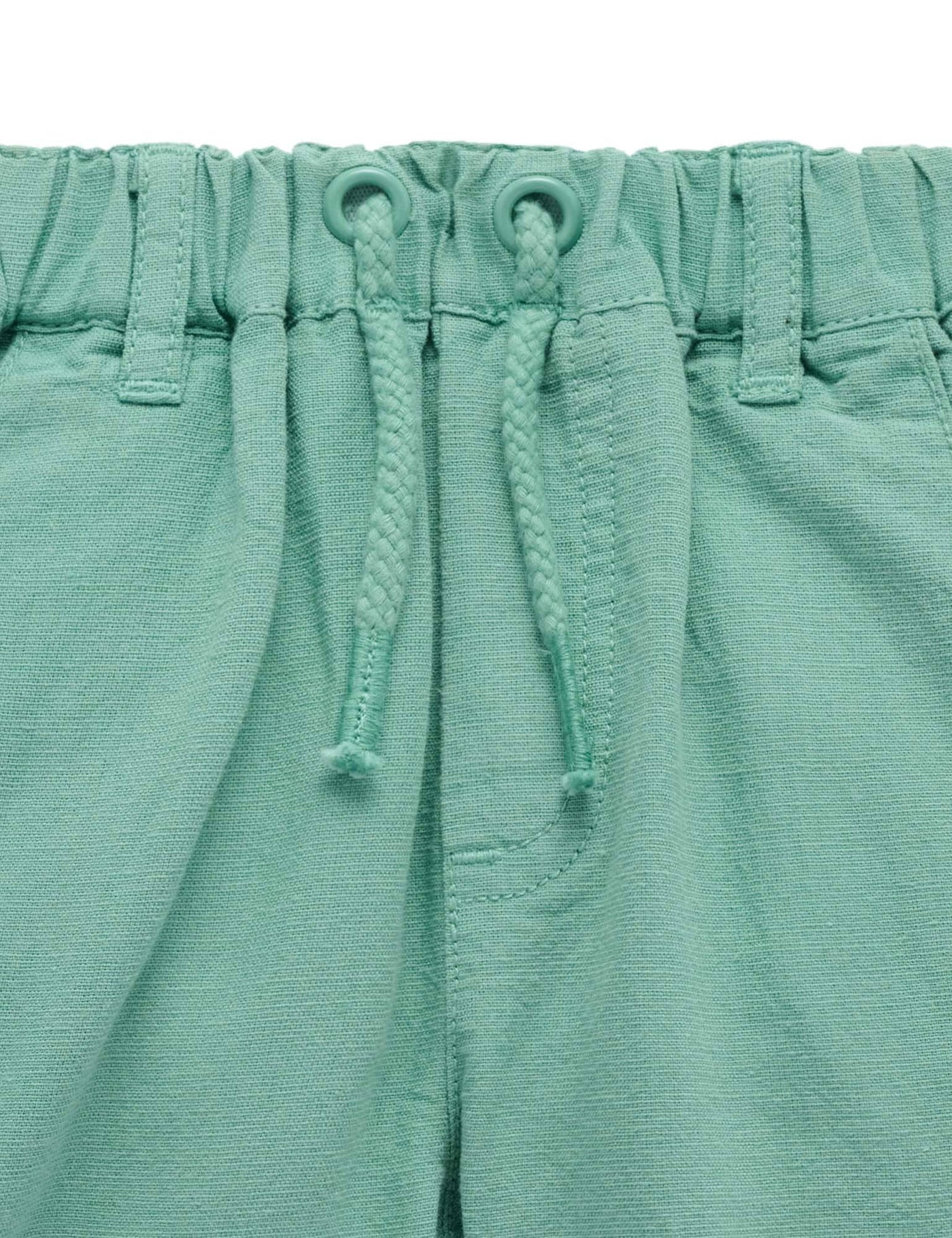 Purebaby - Linen Blend Short | Iguana Shorts Purebaby 