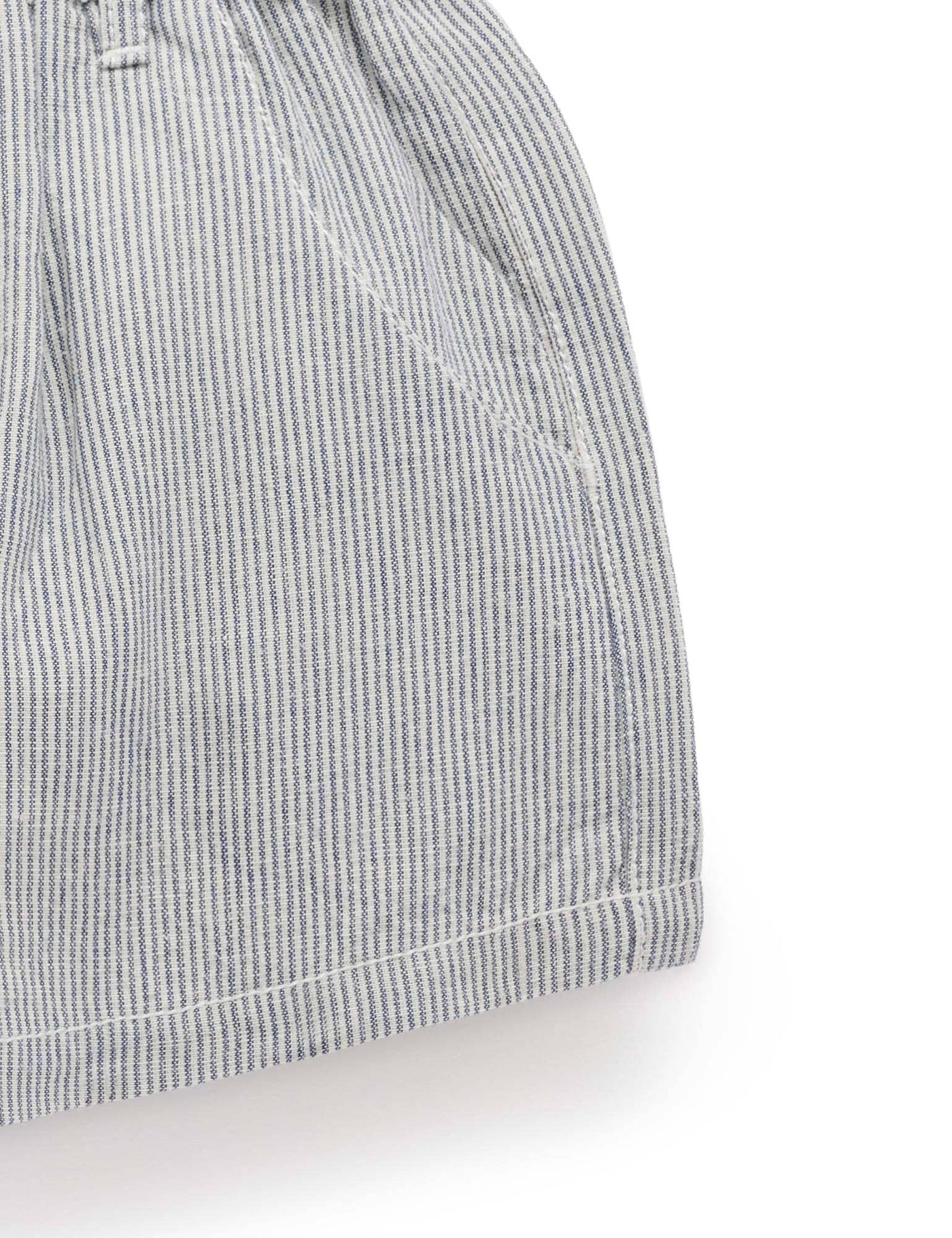 Purebaby - Linen Blend Short | Slub Stripe Shorts Purebaby 