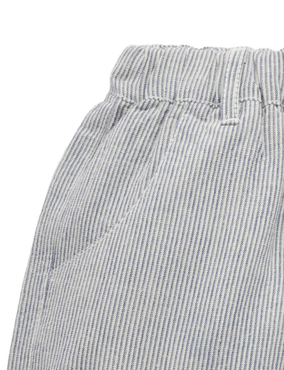 Purebaby - Linen Blend Short | Slub Stripe Shorts Purebaby 