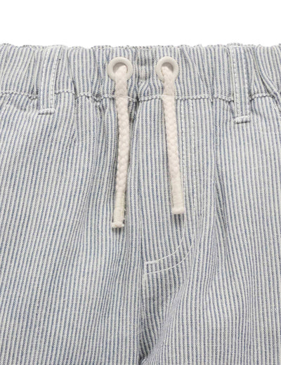 Purebaby - Linen Blend Short | Slub Stripe Shorts Purebaby 