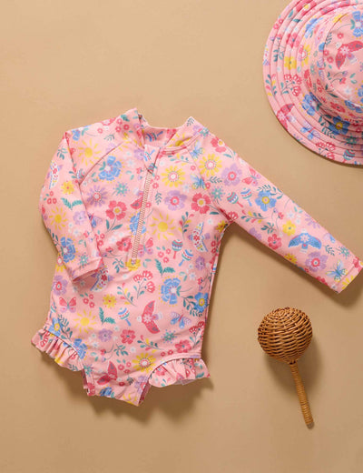 Purebaby - Long Sleeve Swimsuit | Pajaro Bird One-Piece Swimsuit Purebaby 
