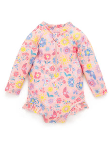 Purebaby - Long Sleeve Swimsuit | Pajaro Bird