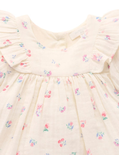 Purebaby - Marigold Fiesta Dress Short Sleeve Dress Purebaby 