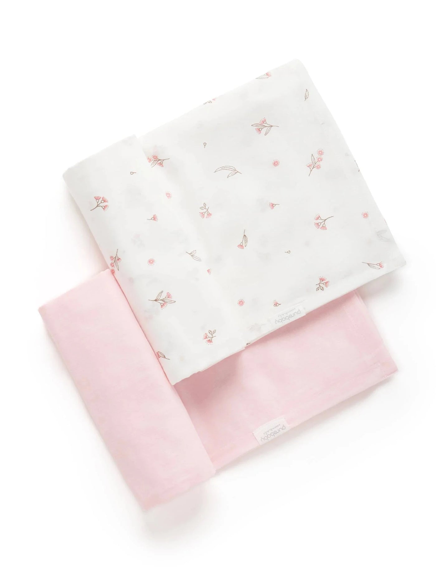 Purebaby - Muslin Wrap 2 Pack | Blossom Muslin Wrap Purebaby 