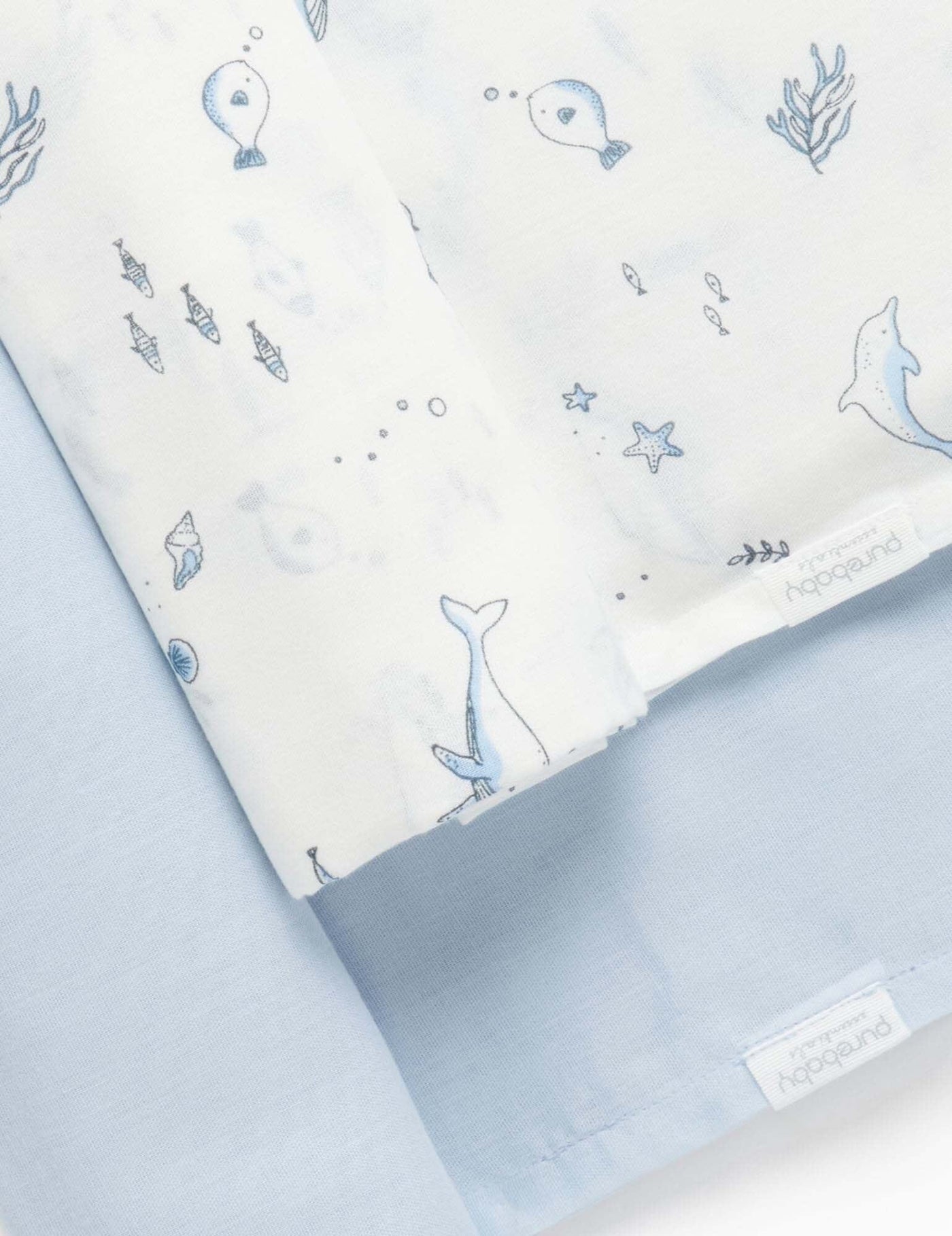 Purebaby - Muslin Wrap 2 Pack | Nautical Muslin Wrap Purebaby 