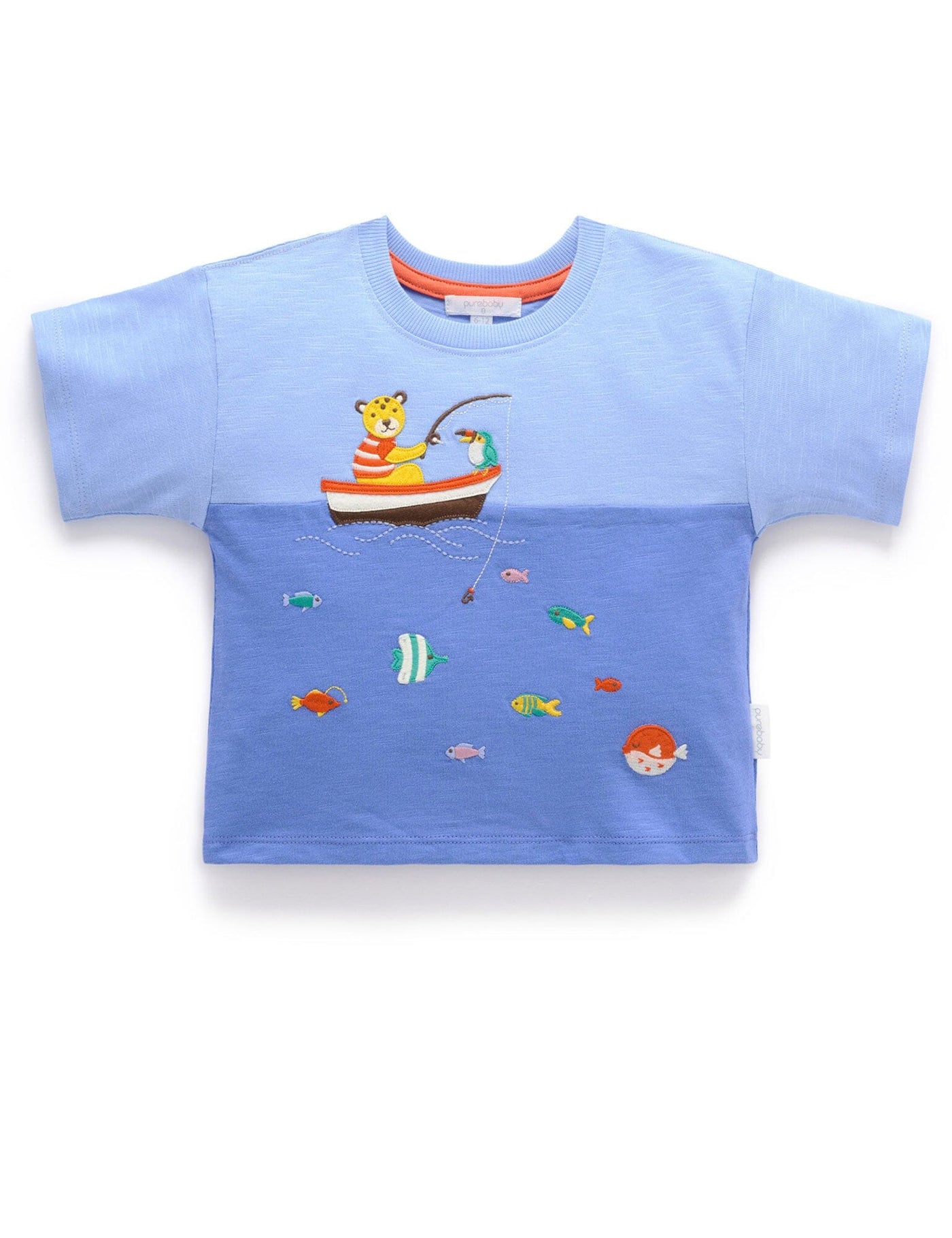 Purebaby - Ocean Relaxed Tee Short Sleeve T-Shirt Purebaby 