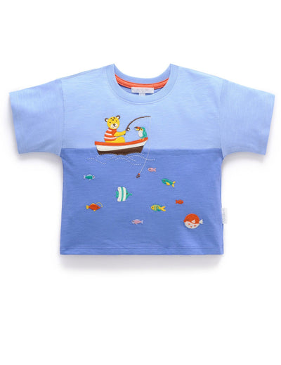 Purebaby - Ocean Relaxed Tee Short Sleeve T-Shirt Purebaby 