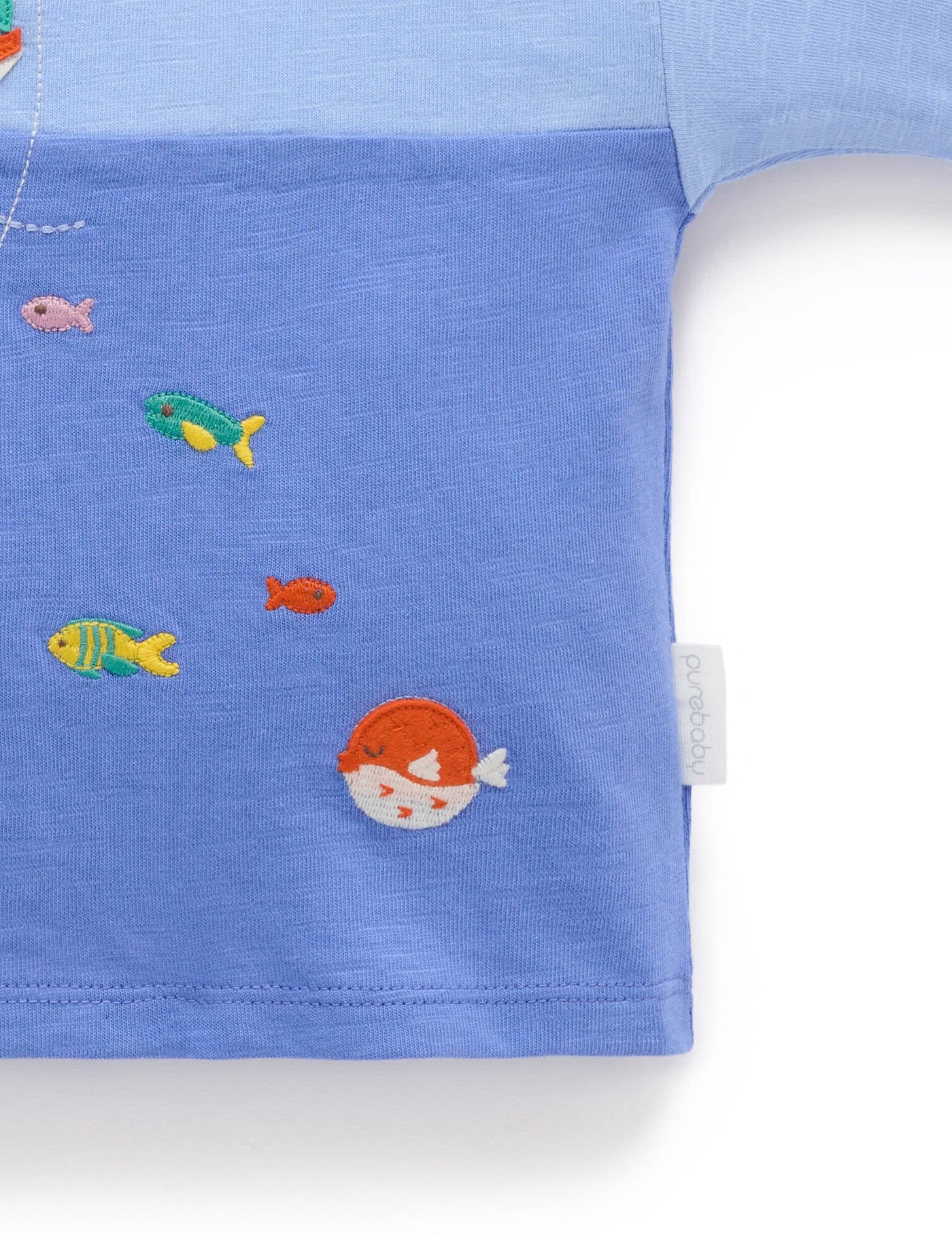 Purebaby - Ocean Relaxed Tee Short Sleeve T-Shirt Purebaby 