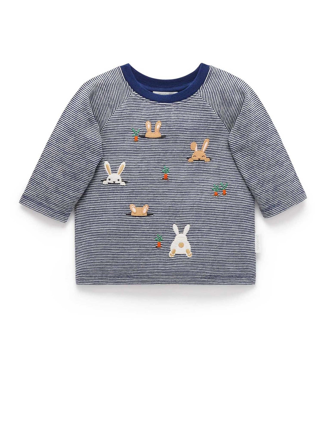 Purebaby - Peakaboo Bunny Thick Tee Long Sleeve T-Shirt Purebaby 