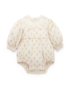 Purebaby - Primrose Gathered Bodysuit