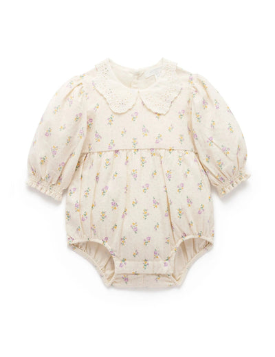 Purebaby - Primrose Gathered Bodysuit Bodysuit Purebaby 