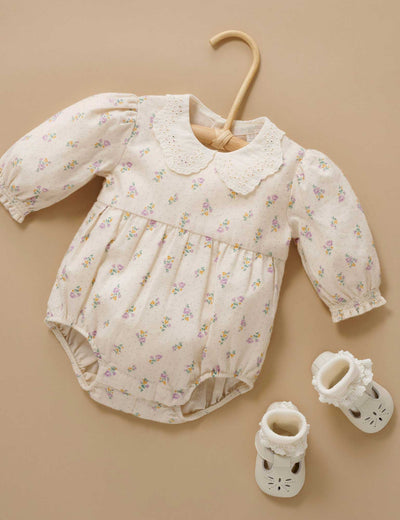 Purebaby - Primrose Gathered Bodysuit Bodysuit Purebaby 