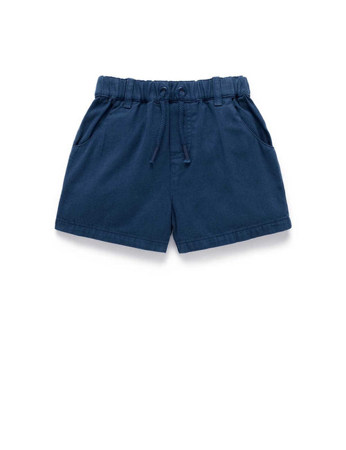 Purebaby - Pull On Short | French Navy
