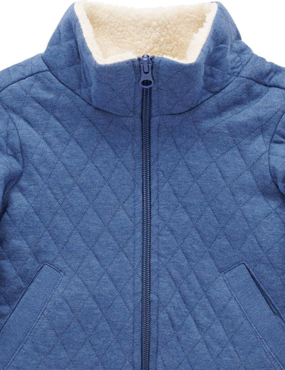 Purebaby - Quilted Jacket | Storm Melange Jacket Purebaby 