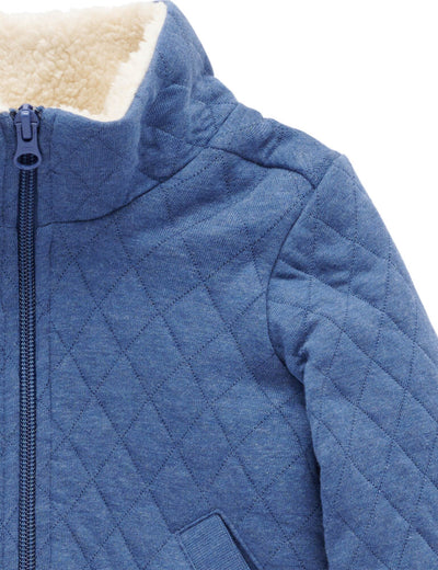 Purebaby - Quilted Jacket | Storm Melange Jacket Purebaby 