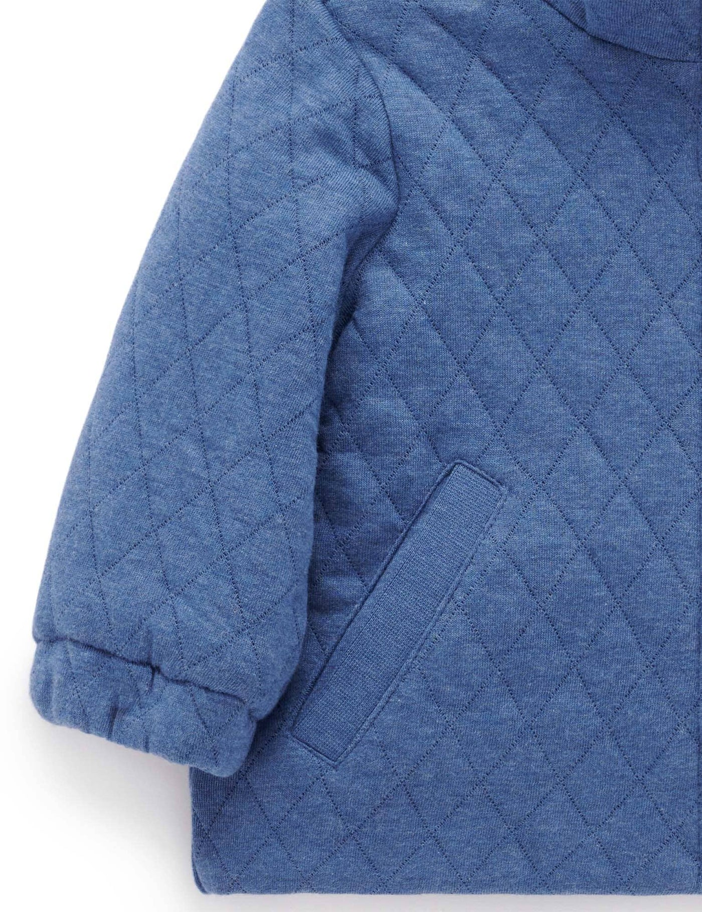 Purebaby - Quilted Jacket | Storm Melange Jacket Purebaby 