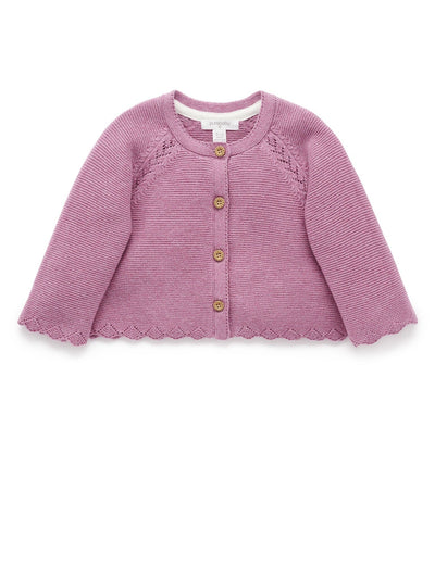 Purebaby - Scalloped Cardigan Cardigan Purebaby 