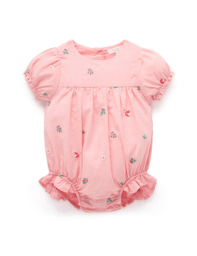 Purebaby - Shallow Embroidered Bodysuit Bodysuit Purebaby 