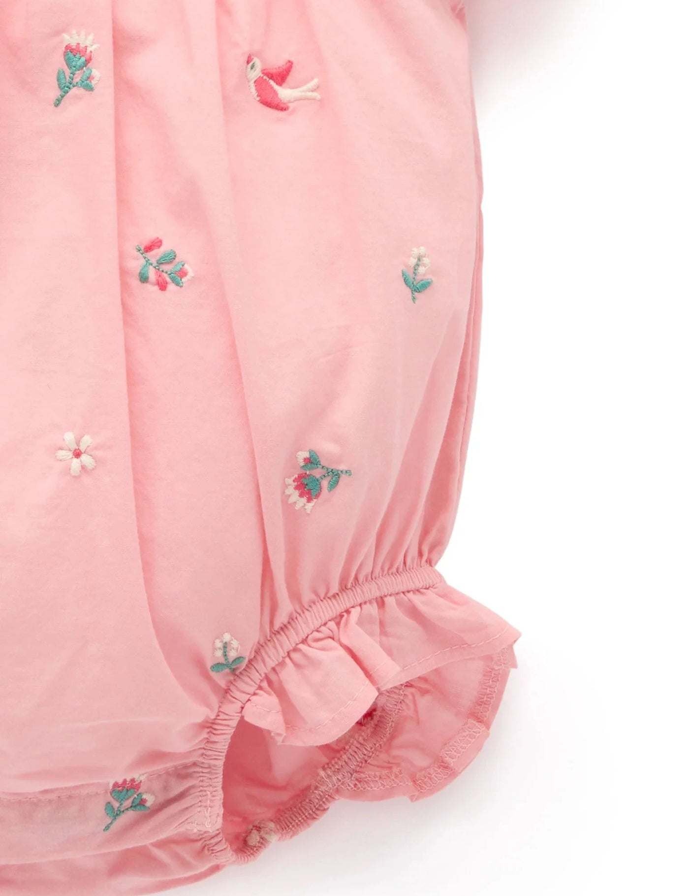 Purebaby - Shallow Embroidered Bodysuit Bodysuit Purebaby 
