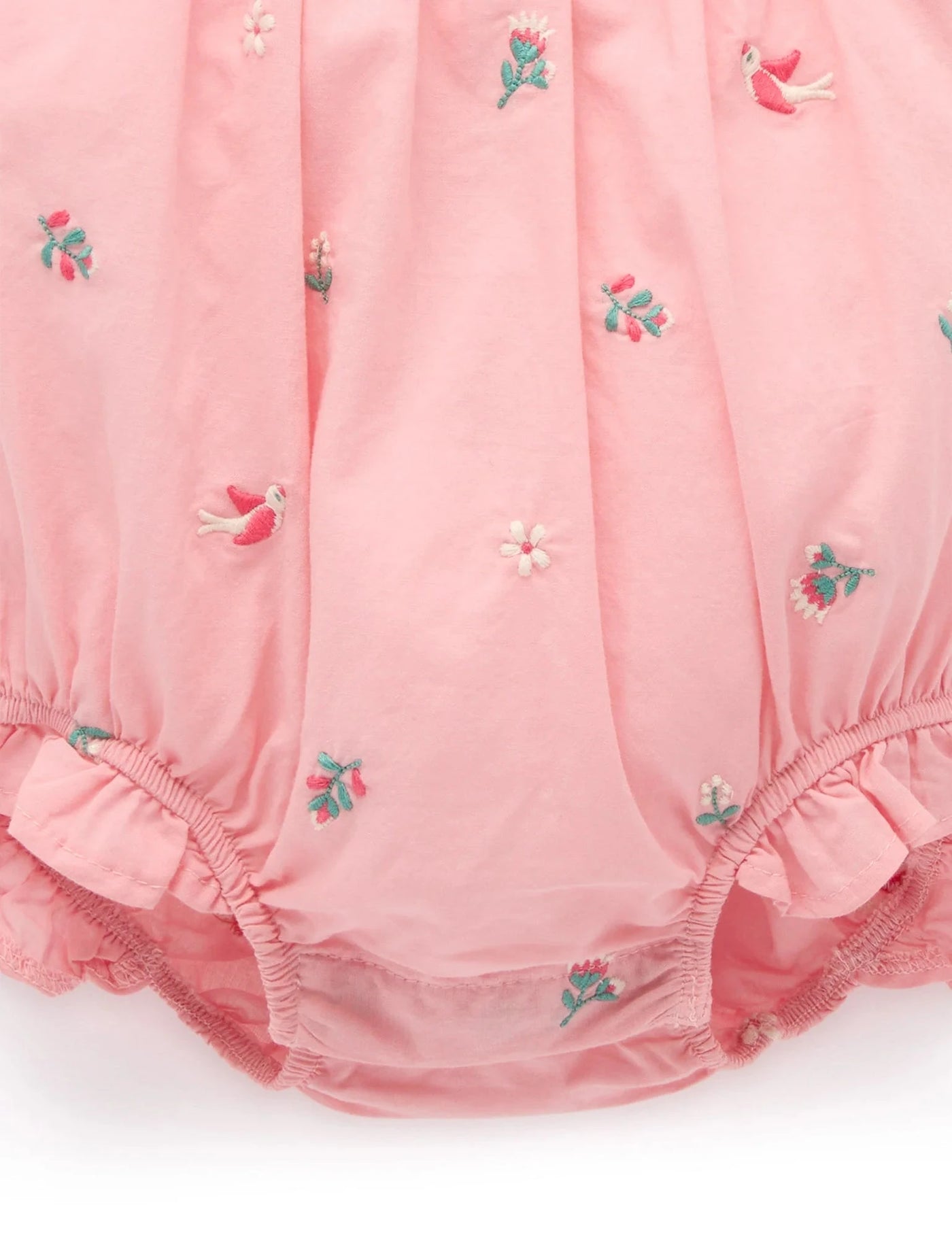 Purebaby - Shallow Embroidered Bodysuit Bodysuit Purebaby 