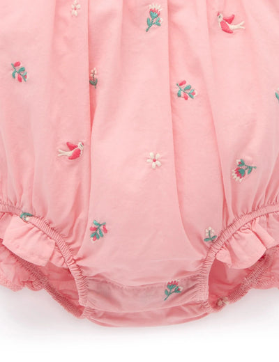 Purebaby - Shallow Embroidered Bodysuit Bodysuit Purebaby 