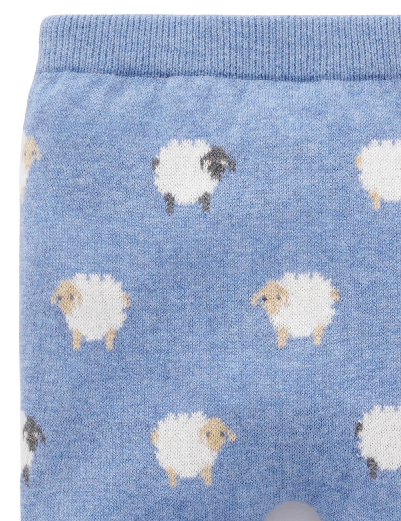 Purebaby - Sheep Jacquard Leggings Leggings Purebaby 