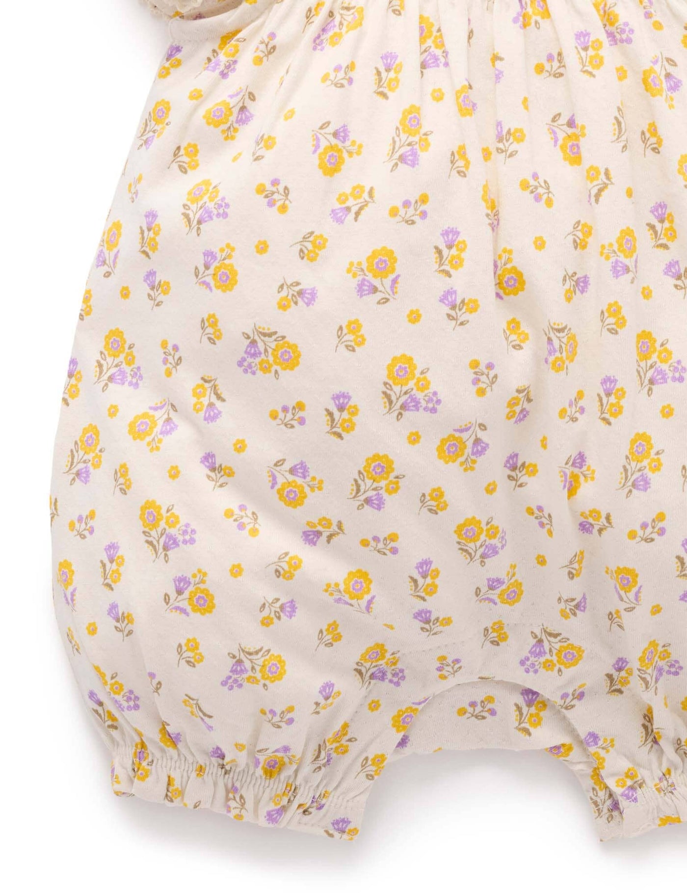 Purebaby - Shirred Romper Romper Purebaby 