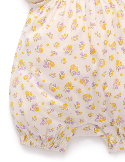 Purebaby - Shirred Romper Romper Purebaby 