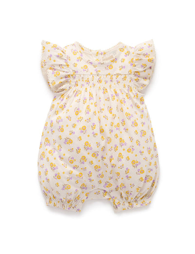 Purebaby - Shirred Romper Romper Purebaby 
