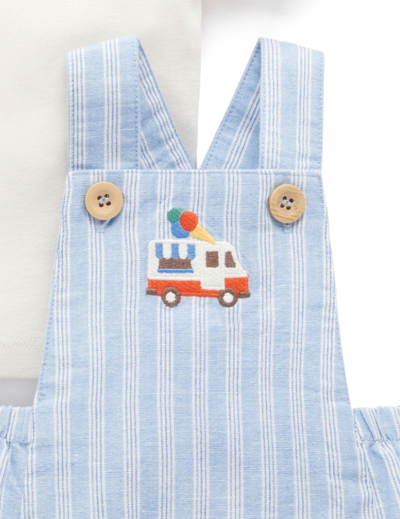 Purebaby - Short Leg Overall Set Matching Set Purebaby 