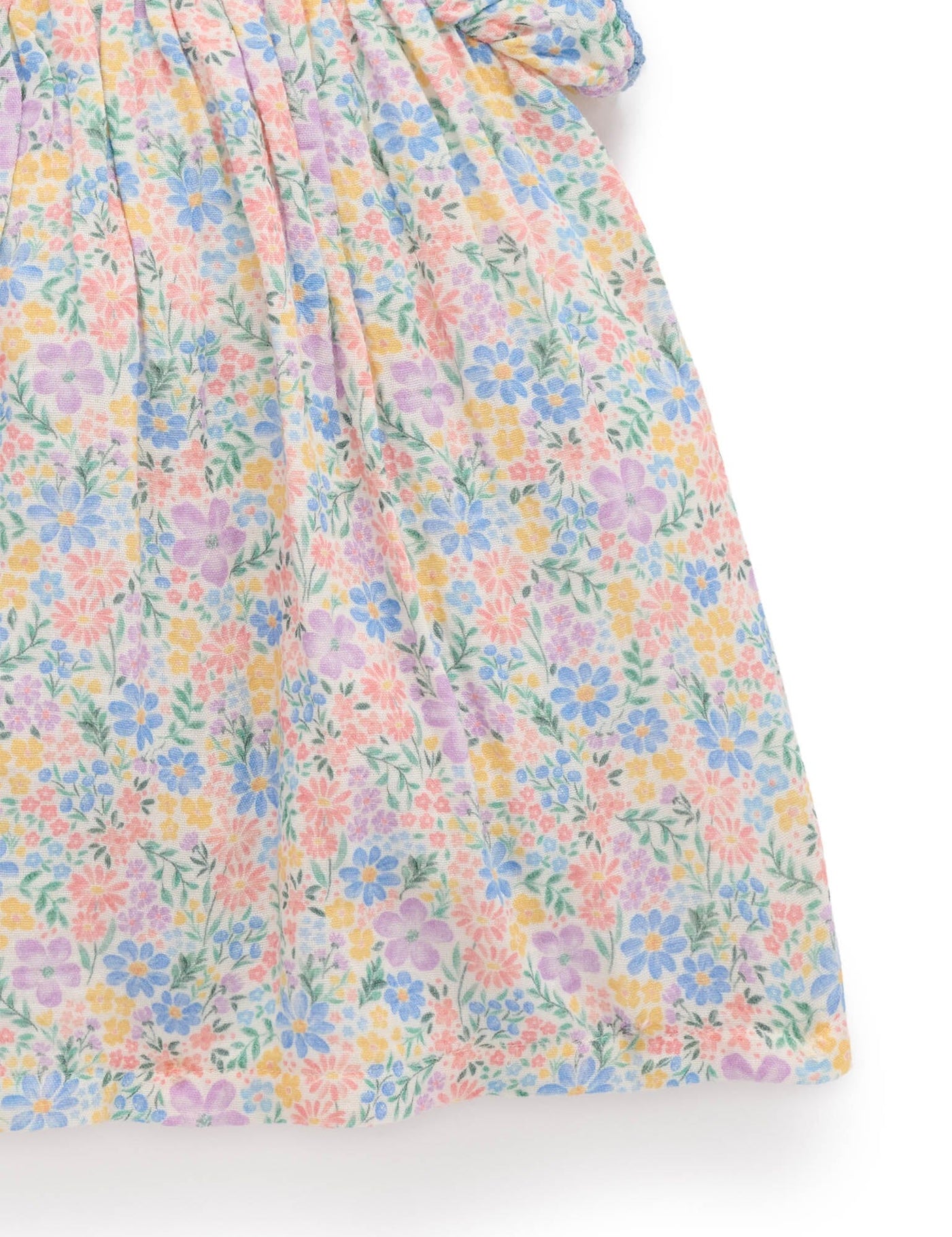 Purebaby - Smocked Dress | Isabella Print Short Sleeve Dress Purebaby 