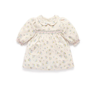 Purebaby - Smocked Dress | Strawberry