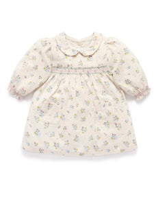 Purebaby - Smocked Dress | Strawberry