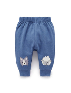 Purebaby - Storm Melange Thick Leggings