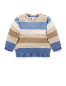 Purebaby - Storm Striped Jumper