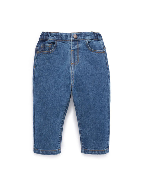 Purebaby - Straight Leg Jean | Mid Denim