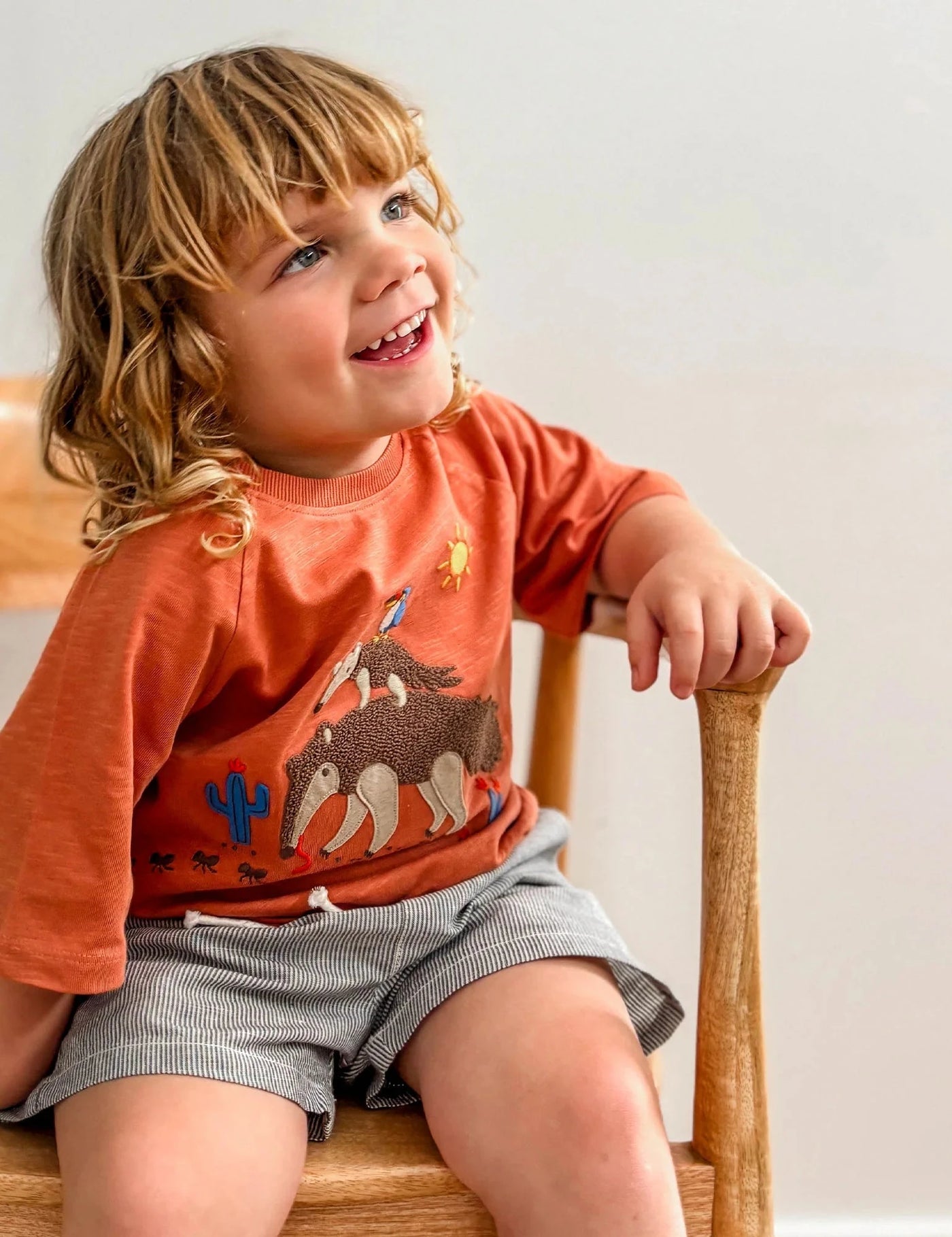 Purebaby - Striped Linen Blend Shorts Shorts Purebaby 