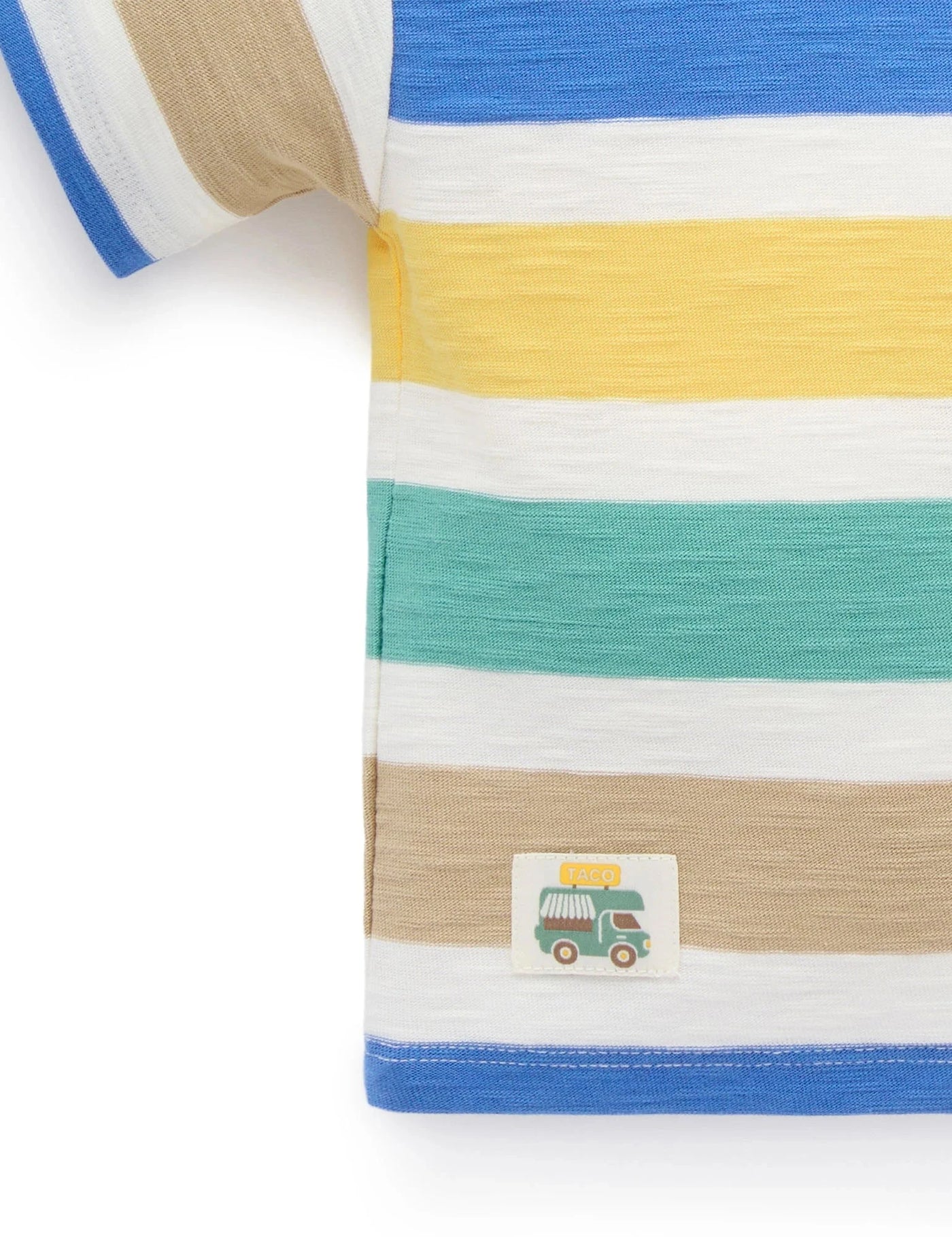 Purebaby - Striped Relaxed Tee | Mexican Stripe Short Sleeve T-Shirt Purebaby 