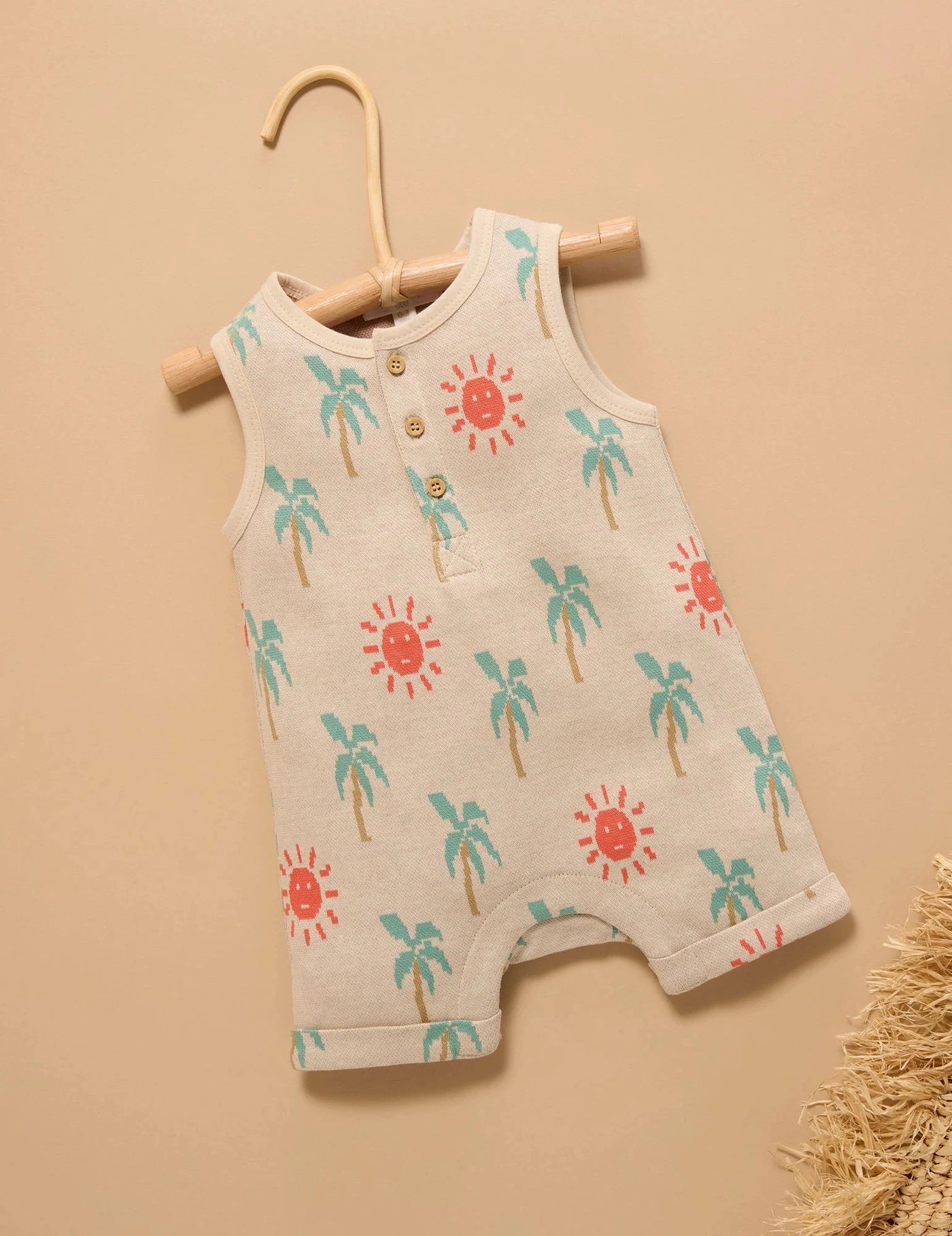Purebaby - Sunshine Jacquard Onesie Onesie Purebaby 