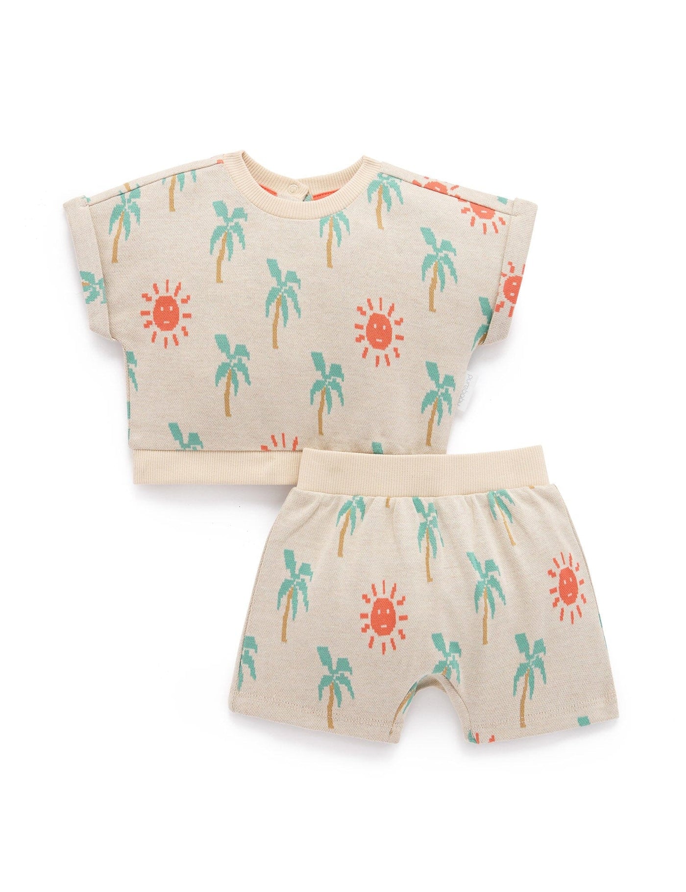 Purebaby - Sunshine Jacquard Set Matching Set Purebaby 
