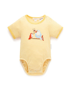 Purebaby - Talking Toucans Rib Bodysuit