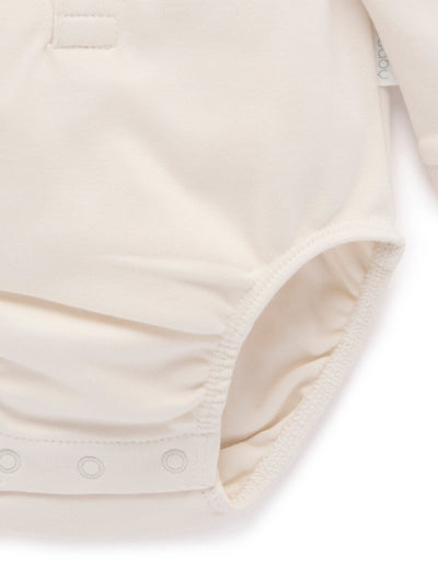 Purebaby - Thick Bodysuit with Collar | Cloud Bodysuit Purebaby 