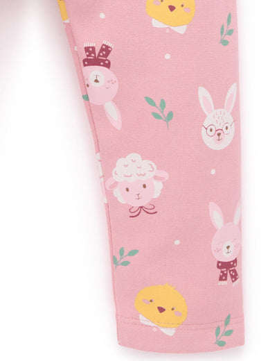 Purebaby - Thick Leggings with Pockets | Bunny Friends Leggings Purebaby 