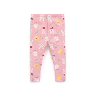 Purebaby - Thick Leggings with Pockets | Bunny Friends